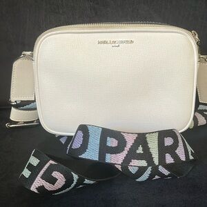 Karl Lagerfeld White Crossbody Bag
